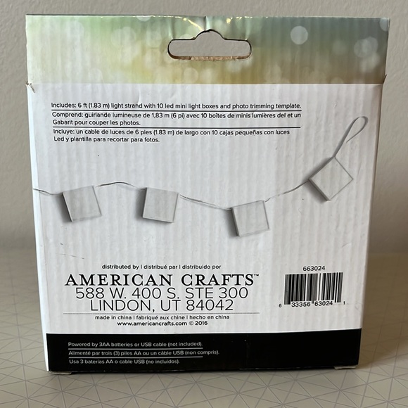 Photo Lights Strand - 10 LED Mini Light Boxes - Picture 2 of 2